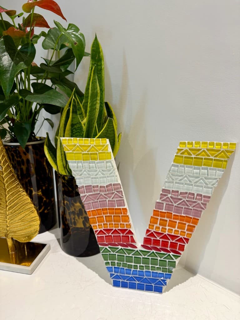 Vibrant Spectrum Letter V - Image 2