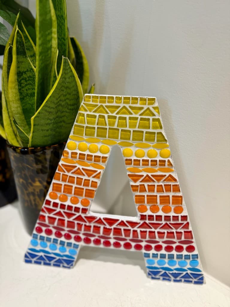 Aurora Mosaic Letter A