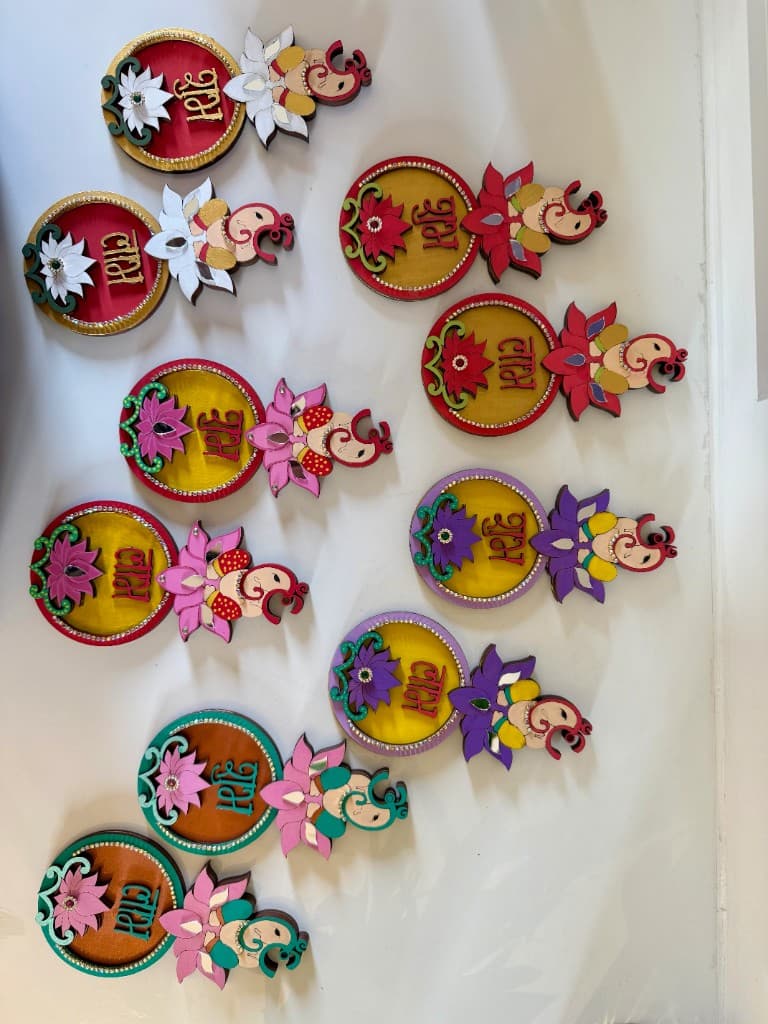 Temple Arch Shubh-Labh - Coral Lotus