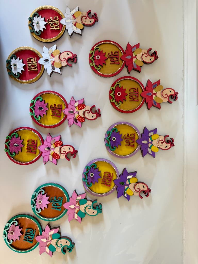 Temple Arch Shubh-Labh - Pink Lotus - Image 2